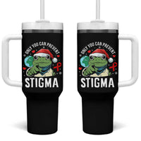 Resist Frog AIDS Awareness Christmas Tumbler With Handle Only You Can Prevent Stigma - Wonder Print Shop