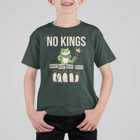 Resist Frog T Shirt For Kid No Kings Funny Portland Protest ICE Activist Meme - Wonder Print Shop