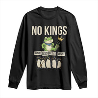 Resist Frog Long Sleeve Shirt No Kings Funny Portland Protest ICE Activist Meme - Wonder Print Shop