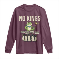 Resist Frog Long Sleeve Shirt No Kings Funny Portland Protest ICE Activist Meme - Wonder Print Shop