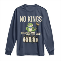 Resist Frog Long Sleeve Shirt No Kings Funny Portland Protest ICE Activist Meme - Wonder Print Shop
