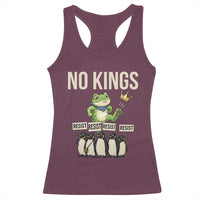 Resist Frog Racerback Tank Top No Kings Funny Portland Protest ICE Activist Meme - Wonder Print Shop