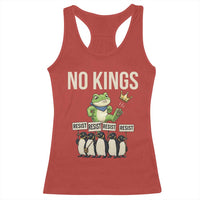 Resist Frog Racerback Tank Top No Kings Funny Portland Protest ICE Activist Meme - Wonder Print Shop