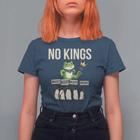 Resist Frog T Shirt For Women No Kings Funny Portland Protest ICE Activist Meme - Wonder Print Shop