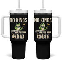 Resist Frog Tumbler With Handle No Kings Funny Portland Protest ICE Activist Meme - Wonder Print Shop