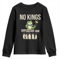 Resist Frog Youth Sweatshirt No Kings Funny Portland Protest ICE Activist Meme - Wonder Print Shop