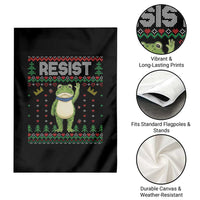 Resist Frog Garden Flag Funny Portland Protest ICE Activist Meme 2025 - Wonder Print Shop