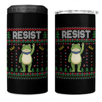 Resist Frog 4 in 1 Can Cooler Tumbler Funny Portland Protest ICE Activist Meme 2025 - Wonder Print Shop