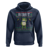 Resist Frog Hoodie Funny Portland Protest ICE Activist Meme 2025 - Wonder Print Shop