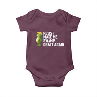 Resist Frog Baby Onesie Funny Polittical 2025 Meme - Wonder Print Shop