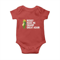 Resist Frog Baby Onesie Funny Polittical 2025 Meme - Wonder Print Shop