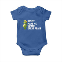 Resist Frog Baby Onesie Funny Polittical 2025 Meme - Wonder Print Shop