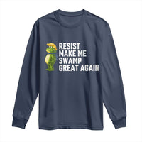 Resist Frog Long Sleeve Shirt Funny Polittical 2025 Meme - Wonder Print Shop