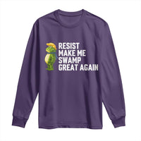 Resist Frog Long Sleeve Shirt Funny Polittical 2025 Meme - Wonder Print Shop