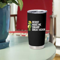 Resist Frog Tumbler Cup Funny Polittical 2025 Meme - Wonder Print Shop