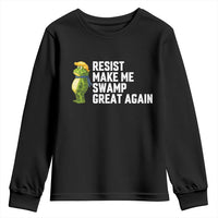 Resist Frog Youth Sweatshirt Funny Polittical 2025 Meme - Wonder Print Shop