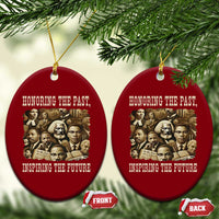 Honoring The Past Inspiring The Future Ceramic Ornament Black History Month - Wonder Print Shop