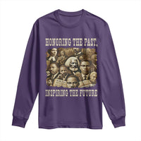 Honoring The Past Inspiring The Future Long Sleeve Shirt Black History Month - Wonder Print Shop