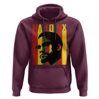 Malcolm X Hoodie Pan African Flag Black History - Wonder Print Shop