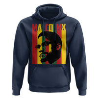 Malcolm X Hoodie Pan African Flag Black History - Wonder Print Shop