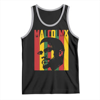 Malcolm X Tank Top Pan African Flag Black History - Wonder Print Shop