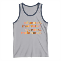 Black Pride Melanin Tank Top Educated Motivated Elevated Melanated - Wonder Print Shop