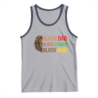 Black Affrican Melanin Tank Top Lion Father Day Dad Leader Black King - Wonder Print Shop
