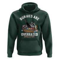 Funny Easter Raccoon Meme Hoodie Bunnies Are Overrated Stay Feral