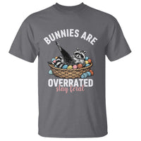 Funny Easter Raccoon Meme T Shirt Bunnies Are Overrated Stay Feral