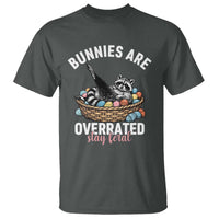 Funny Easter Raccoon Meme T Shirt Bunnies Are Overrated Stay Feral