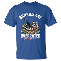 Funny Easter Raccoon Meme T Shirt Bunnies Are Overrated Stay Feral