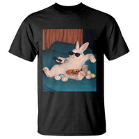 Easter Bunny Iced Coffee T Shirt Funny Animal Meme