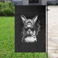 Funny Easter Bunny Smoking Meme Garden Flag