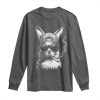 Funny Easter Bunny Smoking Meme Long Sleeve Shirt