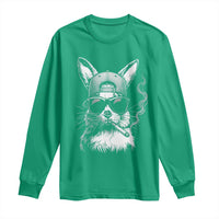Funny Easter Bunny Smoking Meme Long Sleeve Shirt