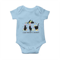 Funny Easter Black Cat Baby Onesie I Do What I Want