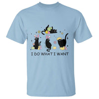Funny Easter Black Cat T Shirt I Do What I Want