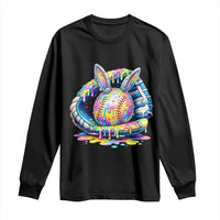 Baseball Easter Long Sleeve Shirt Drip Ice Cream Sprinkles Baseball Glove