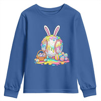 Baseball Easter Drip Ice Cream Sprinkles Egg Gift Youth Sweatshirt