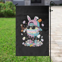 Funny Baseball Easter Garden Flag Drip Ice Cream Bunny Easter