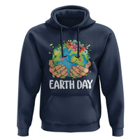 Cute Earth with Floral Earth Day Hoodie