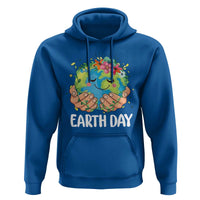 Cute Earth with Floral Earth Day Hoodie