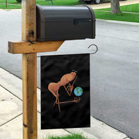 Happy Earth Day Garden Flag Funny Marcus The Worm Eco Friendly