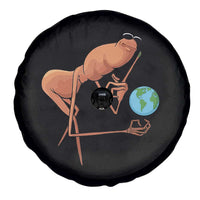 Happy Earth Day Spare Tire Cover Funny Marcus The Worm Eco Friendly
