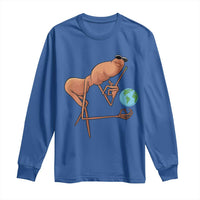 Happy Earth Day Long Sleeve Shirt Funny Marcus The Worm Eco Friendly