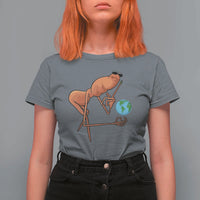 Happy Earth Day T Shirt For Women Funny Marcus The Worm Eco Friendly