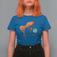 Happy Earth Day T Shirt For Women Funny Marcus The Worm Eco Friendly