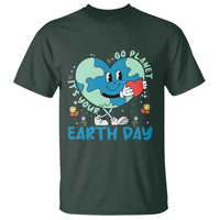 Go Planet It's Your Earth Day T Shirt Cute Nature Lover Heart Earth