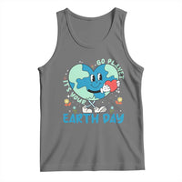 Go Planet It's Your Earth Day Tank Top Cute Nature Lover Heart Earth
