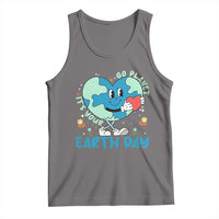 Go Planet It's Your Earth Day Tank Top Cute Nature Lover Heart Earth